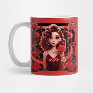 Valentine's Rose Beauty Mug